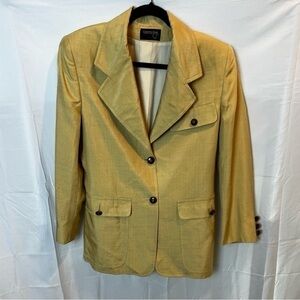 Country Shop 100% Silk Women’s Blazer Size 10
